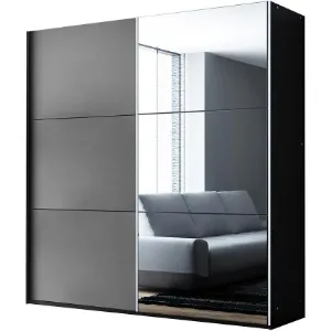 Obrazek Szafa Vigo 120 Grafit/Lustro