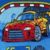 Obrazek Dywan dziecięcy Racers 77 1,0/1,5 niebieski
