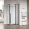 Obrazek Kabina prysznicowa prostokątna Zen 120x80x195 black