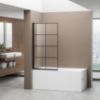 Obrazek Parawan nawannowy Loop 80x140 black