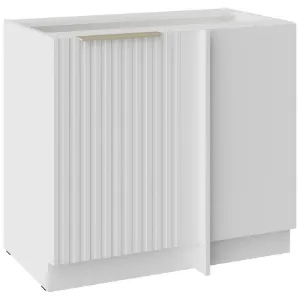 Obrazek Szafka Kuchenna Tuluza 105 ND 1F BB biały mat lamel