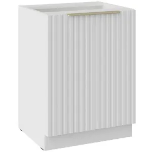 Obrazek Szafka Kuchenna Tuluza 60D 1F BB biały mat lamel