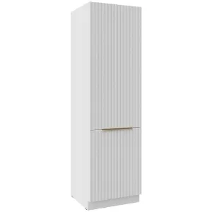 Obrazek Szafka Kuchenna Tuluza 60DK-210 2F biały mat lamel