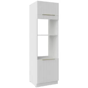 Obrazek Szafka Kuchenna Tuluza 60DPM-210 2F biały mat lamel