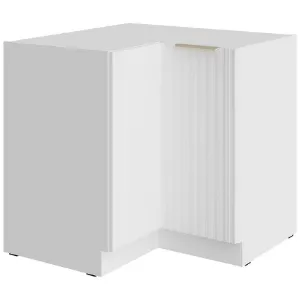 Obrazek Szafka Kuchenna Tuluza 90x90 DN 2F BB biały mat lamel