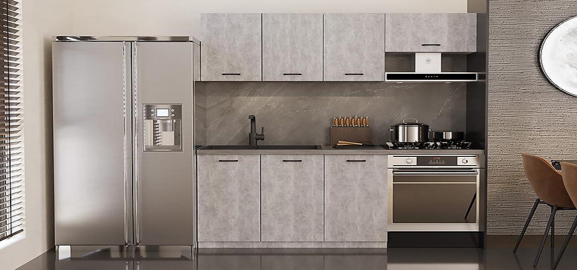 Kuchnia Ewa 180 beton/biały