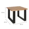 Obrazek Ława Hector U 9500 Naturalny/Czarny