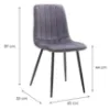 Obrazek Krzesło Stebs 9529 szare