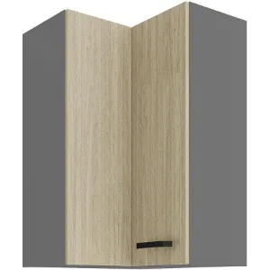 Obrazek Szafka kuchenna SCANDI JODEŁKA/ANTRACYT 60X60 GN-90 2F (90°)