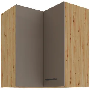 Obrazek Szafka kuchenna BOLONIA TRUFEL/DĄB ARTISAN 60X60 GN-72 2F (90°)