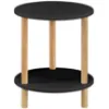 Obrazek Stolik Gc7405 35x35x43 Czarny/Naturalny