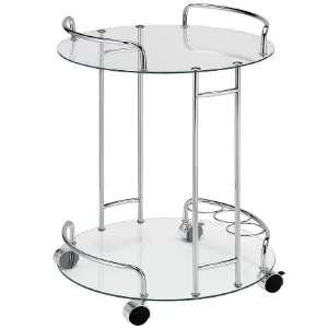 Obrazek Wózek Kuchenny Gc7514 Chrom/Szkło