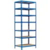 Obrazek Regał magazynowy metalowy 220x90x60cm – 7 półek/175kg
