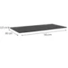 Obrazek Blat do stołu Tt Black Sw503 9547 160x80 Cm