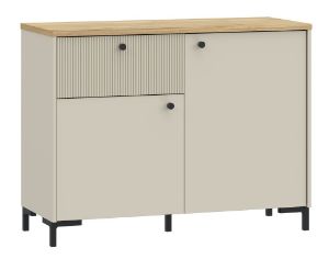 Obrazek Komoda dwudrzwiowa z szufladą Bixbite BITK221R