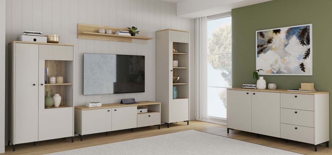 System Bixbite Dąb Mauvella /Piaskowy