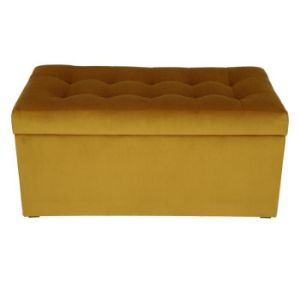 Obrazek Pufa otwierana Zoja 45x90 musztardowy