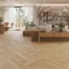 Obrazek Panele podłogowe wodoodporne jodełka Dąb Altea 8mm AC5 Herringbone WR 66883