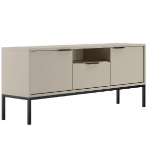 Obrazek Szafka RTV 135 Austin Kaszmir/Czarny