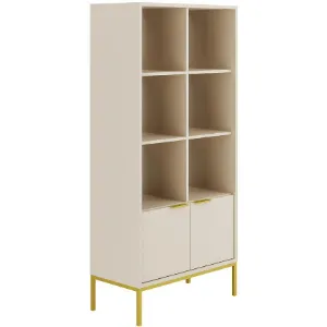 Obrazek Regał Austin Kaszmir/Złoty