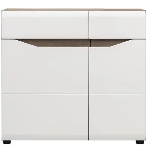 Obrazek Komoda Lionel Li02 Dąb S./ Biały