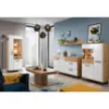 Obrazek Witryna Snobi Sb06 Dąb Craft/Biel Alpejska