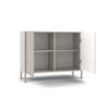 Obrazek Komoda Amaro 2D Slim kaszmir ryflowany