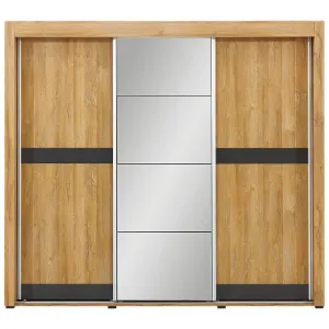 Obrazek Szafa Przesuwna York Y-9 Dąb/Grafit