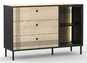 Obrazek Komoda jednodrzwiowa z szufladami Quel typ 5