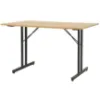 Obrazek Stół Składany Marius 9573 120 Cm naturalny/czarny