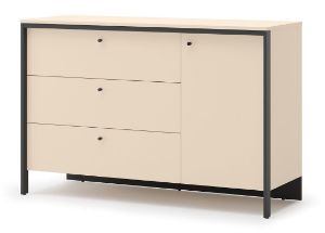 Obrazek Komoda jednodrzwiowa z szufladami Enna EN-04