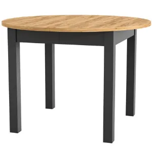 Obrazek Stół rozsuwany Indus 02 dąb craft/czarny