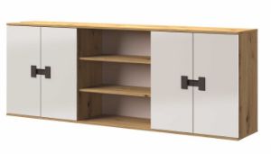 Obrazek Nadstawka na półkotapczan poziomy Index 21 dąb artisan/biały