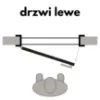 Obrazek Drzwi wewnętrzne LIZBONA PEŁNA 0*0 70L Dąb Grandson
