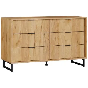 Obrazek Komoda Konor 120 6s D.Craft Złoty