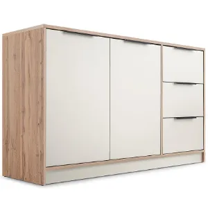 Obrazek Komoda Duarte 2d3s Kaszmir / Dąb Wotan