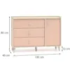 Obrazek Komoda Mevel 05 Piasek Pustyni/Millenial Pink