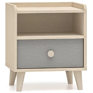 Obrazek Szafka Nocna Mevel 10 Piasek Pustyni/Szary Pallad