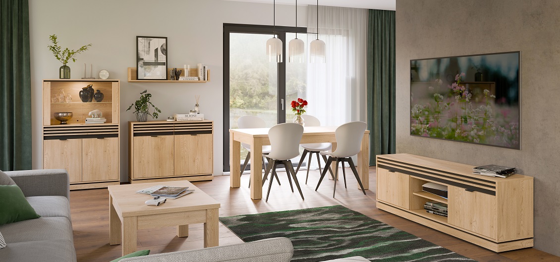 System Ferro dąb cremona torro/czarny