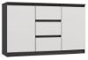 Obrazek Komoda Aramis 2D3S antracyt/biały