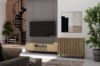 Obrazek Komoda Amaro 2D Slim dąb artisan ryflowany