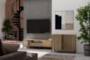 Obrazek Komoda Amaro 2D Slim dąb artisan ryflowany