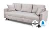 Obrazek Sofa rozkładana Foster z pojemnikiem beżowa