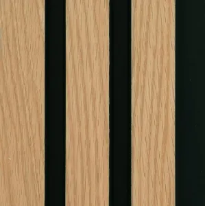 Obrazek Panel lamelowy MODERN LINE NORMAL Oak Black 12x122x2650mm