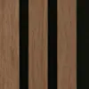 Obrazek Panel lamelowy MODERN LINE NORMAL Walnut Black 12x122x2650mm