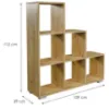 Obrazek Regał Ażur Schodki 3x3 Artisan