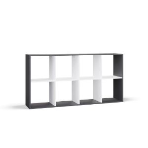 Obrazek Regał Carl 4 antracyt/biały