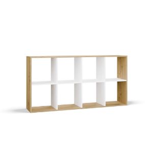 Obrazek Regał Carl 4 dąb artisan/biały