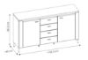 Obrazek Komoda z szufladami Lazio 2D4S LAZK02