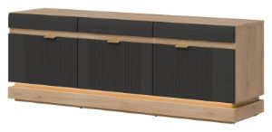 Obrazek Szafka RTV trzydrzwiowa Milton ML01 antracyt